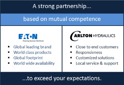 Carlton Hydraulics as Eaton Strategic Channel Partner